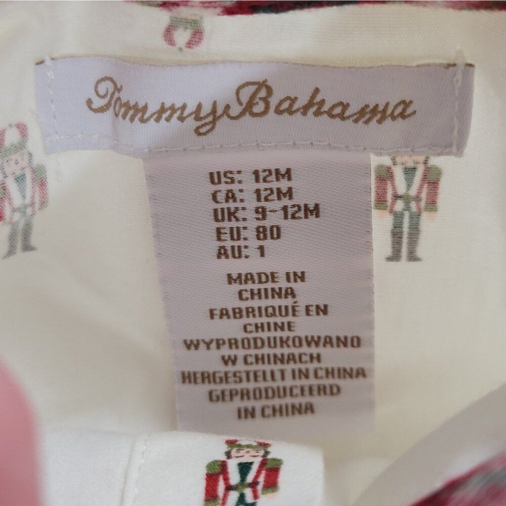 Tommy Bahama Baby Boy Holiday Outfit 12 Months Nutcracker Christmas Blazer Pants - Picture 11 of 16